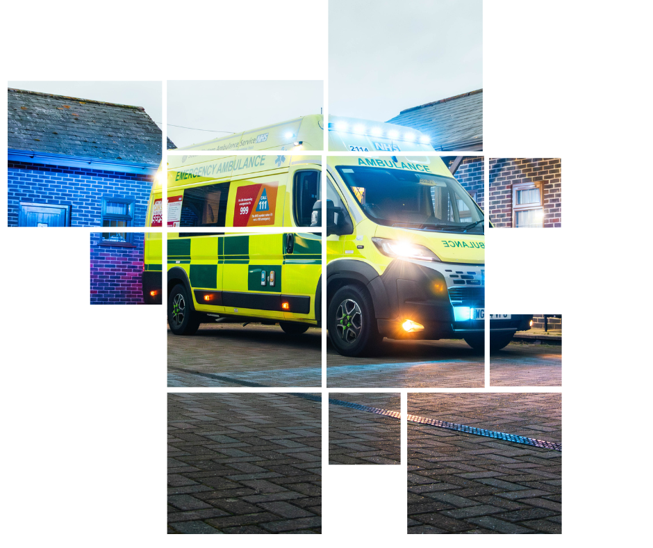 Ambulance Page Header + Home Page Hero Carousel