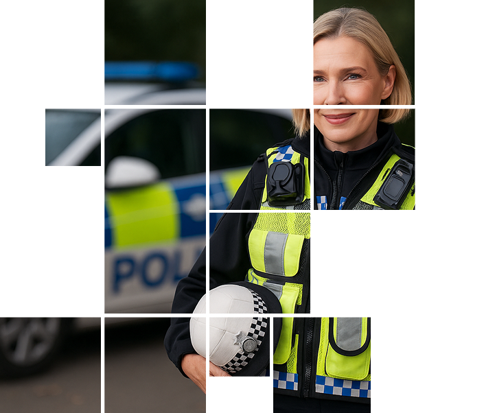 Opses - Hero section image police woman